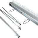 JUST 4 SIGNS Retractable Roll Up Banner Stand - 33"x80" Heavy Duty Adjustable Display with Carrying Bag, Perfect for Trade Shows, Conferences, Events - Easy Setup, Reusable Banner Holder (1)