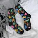 Taekifiyy Frog Funny Socks Novelty Crew Socks For Women Men