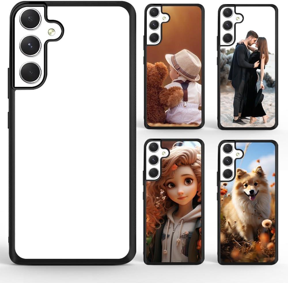 Galaxy A15 5G Sublimation Case | 5 Piece,Soft Slim TPU & Aluminum,Blank Printable DIY Custom Phone Case,Anti-Scratch,Anti-Slip