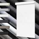 Blindify 100% Blackout Roller Shades, Free-Stop Cordless Roller Blinds for Windows, Thermal Insulated Linen Fabric Window Shades UV Protection for Home, Door, White, 31" W x 72" H