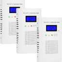 3 Pakcs Combination Gas & Carbon Monoxide Detector, Plug in Carbon Monoxide Alarm & Natural Gas Detector,Propane,Methane,with Backup 9V Battery Feature, Digital Display, for Home, Apartment, RV