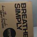 Simply 20x20x1 Air Filter, Merv 8, MPR 600, 6 Pack, Furnace Air Filter for HVAC (Actual Size: 19.75"x19.75"x0.75") DUST, Pet, & Allergy Control