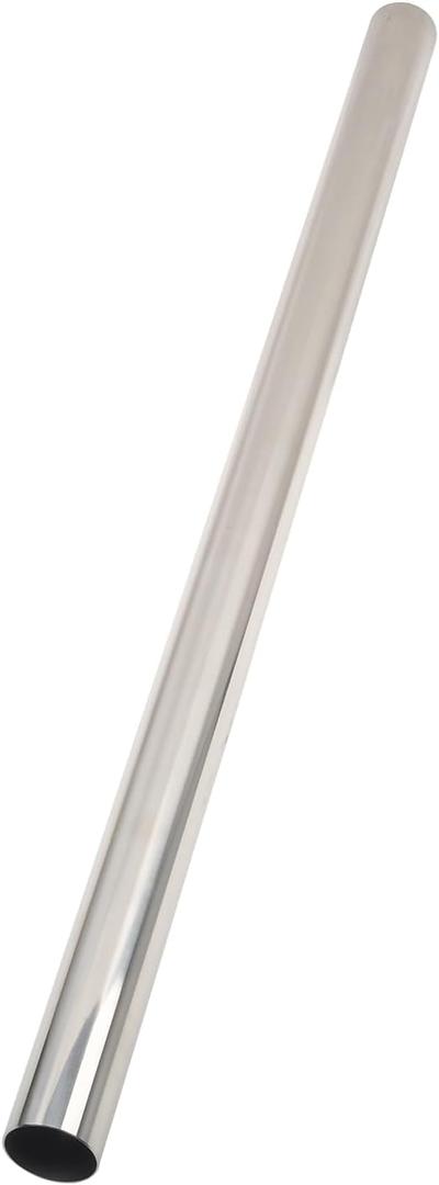 Polished T304 Stainless Steel 4'' Inch Straight DIY Custom Mandrel Exhaust Pipe Tube Pipe Intercooler Pipe,Universal Fitment,48 Inch/4FT Length, 4'' OD Mandrel Straight Pipe-1PC