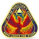 1 Year Phoenix Rebirth Triangle Sobriety Coin – Rising from Ashes NA Medallion – Spiritual Token for Recovery & Clean Time – Empowering NA AA Chips – Gift for Men & Women (EXP 05/20/26)