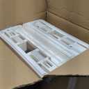 Lifelongpal 2-Tier Narrow Bathroom Storage Cabinet with Wheels, Plastic Slim Organizer with Adjustable Shelves for Small Spaces,Bathroom, Kitchen, Laundry,Milky White