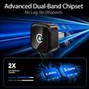 Wireless CarPlay/Android Auto Adapter, 2-in-1 USB-C/A Carplay Adapter | Convert Wired to Wireless; Plug and Play