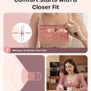 Nuliie 3-in-1 Flange Sizing Kit 13/15/17/19/21mm for 24mm Electric Double Breast Pump Flange/Shield, 10PCS Silicone Flange Inserts to Boost Pumping Efficiency & Comfort, BPA-Free Essential for Moms