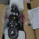 DJ Lights with Stand, 5 in 1 Party Bar Light Set with Rotating Ball, Strobe, UV, Colorful LED Par Light and Pattern, Sound Activated DJ Lighting System for Disco Stage Gig Band Wedding