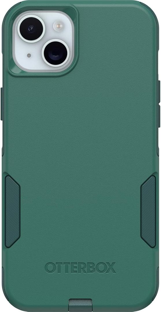 OtterBox iPhone 15 Plus and iPhone 14 Plus Commuter Series Case - GET Your Greens, Slim & Tough, Pocket-Friendly, with Port Protection