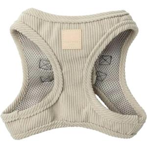 FuzzYard Life Corduroy Step in Dog Harness | Size M | Stylish Premium Corduroy Design in Sandstone Perfect for Everyday Walks