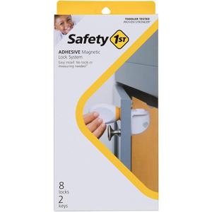 Safety 1st Adhesive Magnetic Lock System, 8 Locks And 2 Keys
