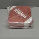 2 x Aodaer 48 Pieces Football Paper Napkins Disposable Football Party Napkins Football Rugby Cocktail Dinner Napkins Set 13" x 13" Unfolded Football Tableware Napkins for Rugby Party Supplies