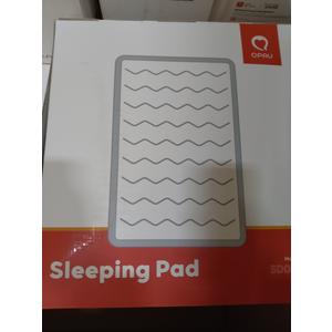 Double Sleeping Pad, Extra Thick 6 Inch Sleeping Pad for Camping 2 Person with Built-in Pillow & Foot Pump Ultralight Compact Inflatable Camping Mat for Backpacking Hiking Travel Tent Camp Gear Gifts (Green Grey-double)