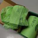 10-13 Gallon Compostable Trash Bags with Flat-Top 50 Bags Thick 0.87 Mil Leakproof Plant-based Tall Kitchen Wet Food Scrap Waste, ASTM D6400, US BPI and OK Compost Home Certified