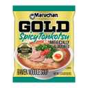 Maruchan Gold Spicy Tonkotsu Craft Ramen Noodles, Restaurant Quality Instant Ramen, 3.2 Oz, 5 Count