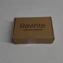 Ravinte 25 Pack Solid 5 Inch Kitchen Square Cabinet Handles Matte Black Pulls Drawer Pulls Kitchen Cabinet Hardware Flat Black Handles (Flat Black 5'' Hole Center)