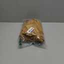 Biscaynebay Wrap Around Bed Skirts for Queen Size Beds 18" Drop, Christmas Gold Adjustable Elastic Dust Ruffles Easy Fit Wrinkle Resistant Silky Luxurious Fabric Machine Washable