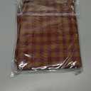 VHC Brands Burgundy Check Primitive 16"x72" Valance Red Rod Pocket Cotton Kitchen Window Curtains