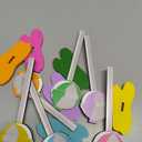 Chunful 6 Pieces Wooden Lollipop Table Centerpiece Sign Candyland Party Decorations Summer Bar Tiered Tray Decor for Summer Sweet Shop Party Baby Bridal Shower Wedding Birthday Supplies