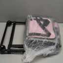 Pet Carrier Airline Approved on Wheels - Two Sided Expandable Cat Soft Carrier for Puppy and Cats Under 26lbs, Rolling Cat Carrier for Airplane, Camping, Outdoor (Pink)