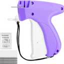 Stitch Gun for Clothes Quick Clothing Fixer & Tagging Gun with 6 Needles 1000 Black+1000 White Fasteners, Handheld Sewing Tool for Instant Repairs, Quilting, Retail Price Tags No Thread Needed Purple