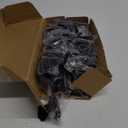 60 Pack Matte Black Cabinet Hinges - 3/8 Inch Inset, Semi-Concealed, Overlay, Soft Close, Flush Face Frame Mount