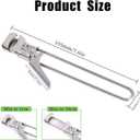 2 x Jar Opener, Adjustable Jar Lid Opener Multifunctional Can Opener Stainless Steel Can Opener Manual Glass Jar Opener Bottle Opener Easy Jar Opener for Seniors Kitchen Gadgets