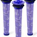 3Pack Pre Filters Replacement for Dyson - Vacuum Filter Compatible with Dyson V6 V7 V8 DC59 DC58 Replaces Part 965661 01 
