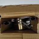 Garwarm Modern Ceiling Light Track Lighting Fixtures, 48.4 Inch Dimmable LED Kitchen Ceiling Light with Remote 6-Light Black LED Chandelier for Dining Room Bedroom (Black/72W/L123CM)