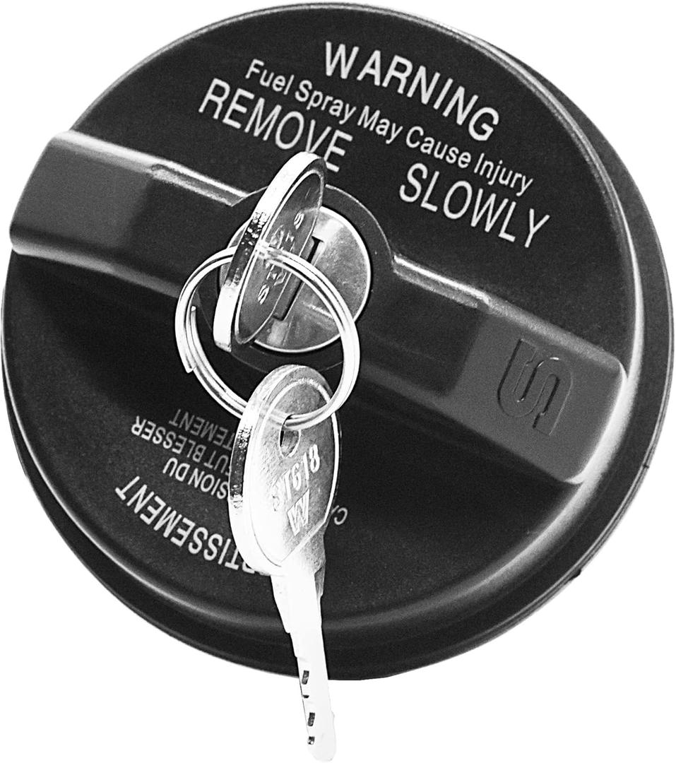 Locking Gas Cap, Lock Fuel Cap For Dodge Ram 1500 2500 3500 Journey Caravan Charger Dakota Durango Dart Caliber Avenger & Promaster 1500 2500 3500 Promaster City Ram Dakota