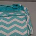 World Traveler Chevron 22" Carry-On Duffel Bag  Lightweight Polyester with Adjustable Shoulder Strap (Blue White Chevron)