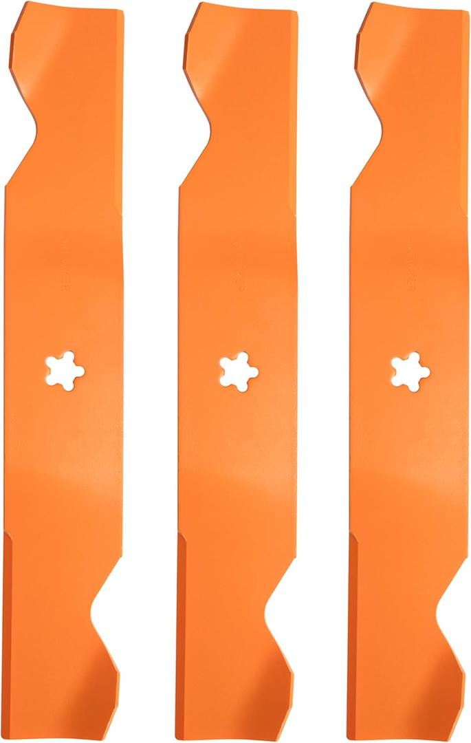 187256 Mower Blade Compatible with Craftsman AYP 54 inch Deck Replace for Husqvarna 187256 532187256 187254 532187254, Z254F RZ54i RZ5424 YTH2454 GTH264T RZ5426, Medium Lift, 3 Pack