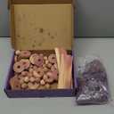 Cedar Blocks for Clothes Storage, Cedar Wood Chips and Balls for Drawer 80PCS, Closet and Kitchen Freshener, 100% Natural Cedar Blocks