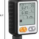 Sprinkler Timer for Garden Hose, 10 Programmable Water Timer with with Auto Rain Delay, IP54 Waterproof 3.3 Large LCD Drip Irrigation System Timers for Plant, Yard, Lawns, Outdoor