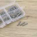 100PCS Car Remote Flip Key Blade Axis Lock Spring Stainless Steel 20mm Length 4mm Diameter 3mm Inner Diameter Key Blade Replacement Parts