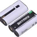 Batmax 2Pcs 2500mAh KLIC-8000 KLIC8000 DB50 Battery + Charger Kits for Kodak Easyshare Zx1 ZxD Z612 Z712 Z812 Z1085 Z1015 Z1012 Z1485 Z8612 is