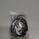 Klykon 2 Pin Covert Acoustic Tube Earpiece Headset with Ptt Mic for Baofeng Puxing Wouxun 2 Way Radio Walkie Talkie