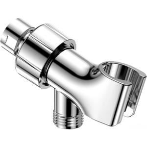 Shower Head Holder for Handheld Shower Head Premium ABS Adjustable Shower Arm Mount Bracket With Brass Swivel Joint Standard 1/2" Connector