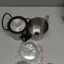 Secura 4-in-1 Automatic Milk Frother, 17oz Teflon-Free Stainless Steel Jug, Hot/Cold Foam Maker & Milk Warmer for Latte, Cappuccino, Macchiato, Hot Chocolate, Includes Silicone Spatula & 2 Whisks