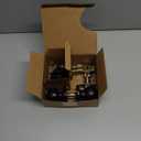 Front Door Lock Set Exterior Door Lock Set with Deadbolt, Single Cylinder Deadbolt Lock and Door Knob Set, Keyed Alike,Matte Black Door Knob and Deadbolt Set(1Pack Set)