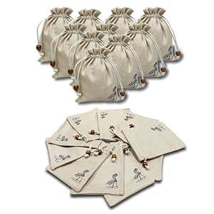 Drawstring Burlap Gift Bags Empty Sachet Bags for Lavender, Soft Breathable Washable Pouches, Storage Bags for Organizing. (Beige-20, 4.72 * 5.91 inch)