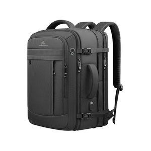 55L Extra Large Travel Laptop Backpack,Carry On Backpack for Men, Expandable Big Capacity Heavy Duty Business Suitcase Daypack Bag Fits 18.4 Inch Laptops, Travel Gifts for Men Women, Black
