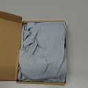 ATLINIA Linen Pillow Cases King Sham - 20 x 36 Inch Bed Pillow Protector Cover Set of 2 Bedding Cooling Neutral Pillowcase Shams Dusty Blue