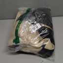 10L0L Golf Cart Seat Covers for EZGO TXT RXV & Club Car DS 2000-up, Breathable Air Mesh Fabric Washable - Black Beige