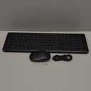 Wireless Keyboard and Mouse Combo, RGB Backlit, Rechargeable & Light Up Letters, FullSize, Soft Typing, Sleep Mode, 2.4GHz Quiet Keyboard Set for Mac, Windows, Laptop, PC, Trueque (Black)