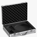 Starlink Mini Case, Aluminum Alloy Travel Suticase with Precision Form for Starlink Mini Dish, Kickstand, Pipe Adapter and Accessories