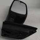 Left Driver Side Mirror Fits 2015 2016 2017 2018 2019 2020 2021 2022 2023 2024 Ford Edge With Manual Folding Power Glass Heated Turn Signal Puddle Light Black Replace#JT4Z-17682-CA(7Pins)