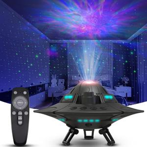 UFO Galaxy Projector, Star Projector, Led Lights for Bedroom, Night Light for Kids or Adults Room Decor, Game Room, Gifts for Christmas, Room Ceiling Starry Nebula Decoration