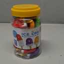 Ice Cream Toys for Toddlers,Montessori Alphabet Learning Color Sorting & Letter Matching Games Preschool Educational Sensory Fine Motor Skills Toy for 3+ Year Old Boys Girls