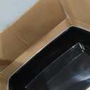 IRIS USA Cat Litter Box XX-Large Open Top with High Sided Walls Tall Scatter Shield Scoop Included Easy Clean Plastic Pan for Big Cats Kittens Multi-Cat Households 30"L x 20"W x 14"H Black